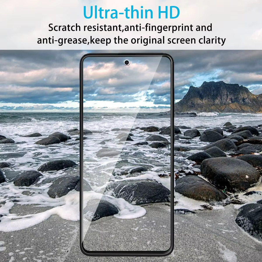 Samsung Displayschutzfolie aus gehärtetem Glas, transparent, für Galaxy A54 A34 A24 A14 A04 A13 A23 A43 A53 A02 A12 A22 A32 - Bild 2