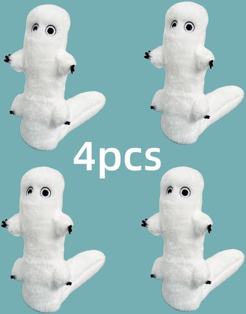 Yiran toy Hexenhut Atelier Pinsel Buddy Plüschtier, Weiße Katzenpuppen, 2-teiliges Set, ab 3 Jahren - Bild 1