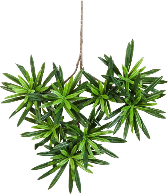 Künstlicher Podocarpus Zweig Bahar von artplants in Grün, Höhe: 35 cm - Bild 1