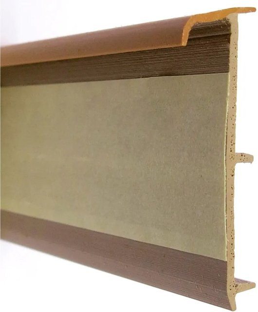Döllken Profiles Teppicheinklebeleiste Buche Braun mit Steg B: 50 mm, H: 14 mm, Länge: 2500 m - Bild 1