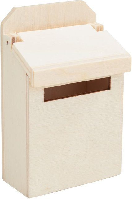 VBS Miniatur Hänge-Briefkasten Lars aus Holz Beige - Bild 1