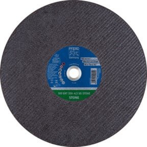 PFERD Trennscheibe SG STONE EHT für Stein und Beton, Grau, Durchmesser: 350 mm, Breite: 4,5 mm, Bohrung: 22,23 mm - Bild 1