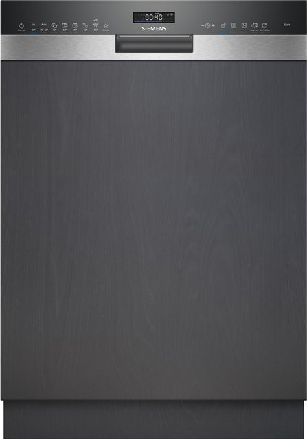Siemens iQ500 SN55ES16CE Einbau-Geschirrspüler semi-integriert, Schwarz, Breite: 60 cm - Bild 1
