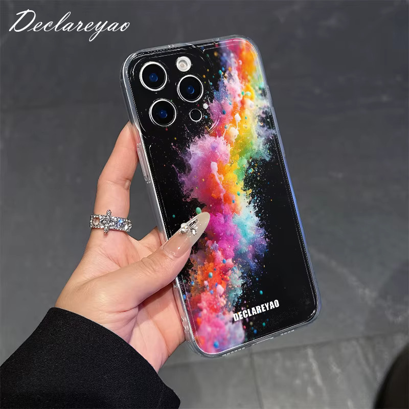 Personalisierte DIY-Fotohülle von DECLAREYAO für iPhone Modelle, transparent und mehrfarbig - Bild 2
