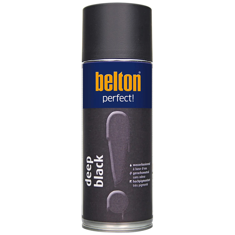 belton Buntlack Perfect Deep Black Seidenmatt, wasserbasiert, 400 ml - Bild 2