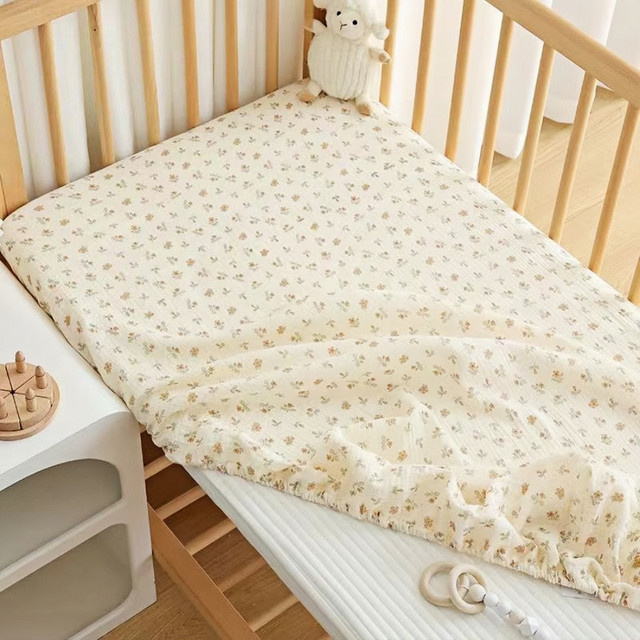 Superweiche Babydecke für Jungen und Mädchen, doppellagig und gepunktet, beige - Bild 1