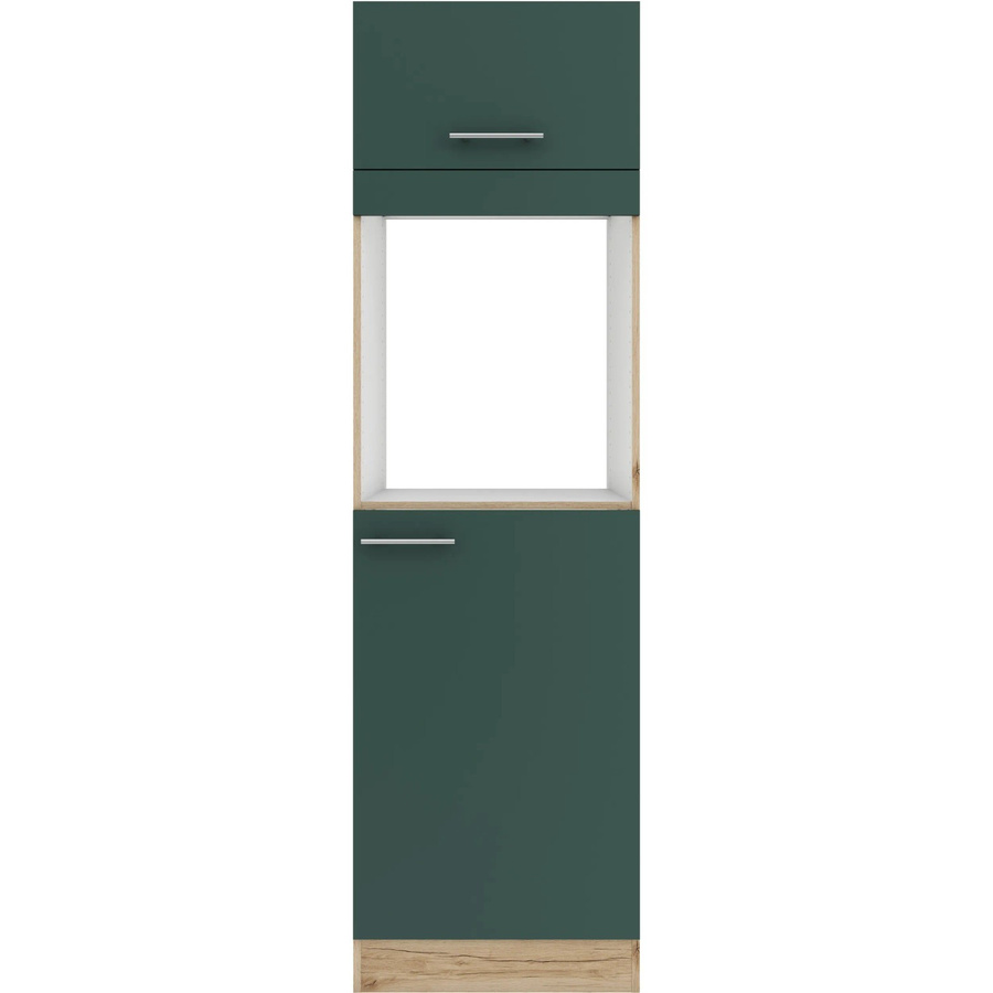 OPTIFIT Savona405 Küchen-Geräteumbauschrank in Steingrün mit modernem Design und mattem Finish, Breite: 60 cm - Bild 2