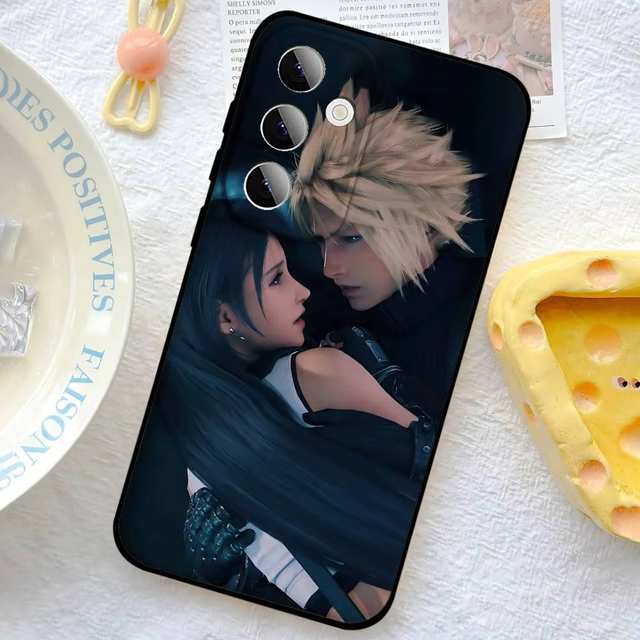 Handyhülle T-Tifa Lockhart Design für Samsung Galaxy S21 S22 S23 S24 S25 S26 Ultra FE Plus 5G und A52S Soft Cover Multicolour - Bild 4