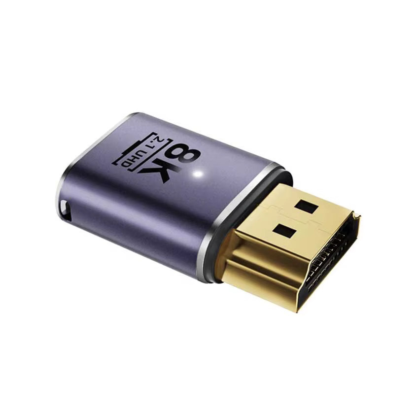 JCD HDMI Extender Adapter 8K UHD 2,1 90 Grad Männlich zu Weiblich Konverter für PS5 PS4 HDTV Computer Laptop Monitor - Bild 2
