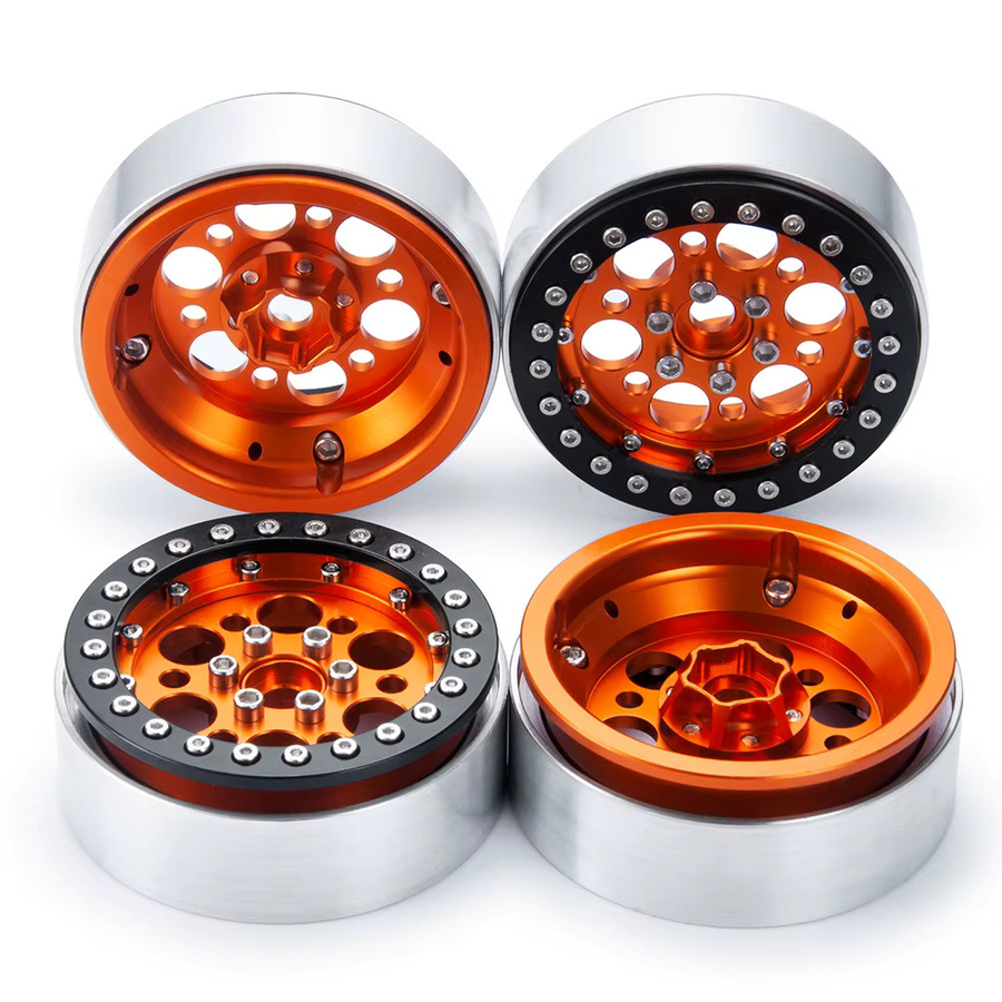 AXSPEED Aluminium-Legierung Beadlock-Felgen, 2,2 Zoll, 25mm, 1:10 - Bild 3