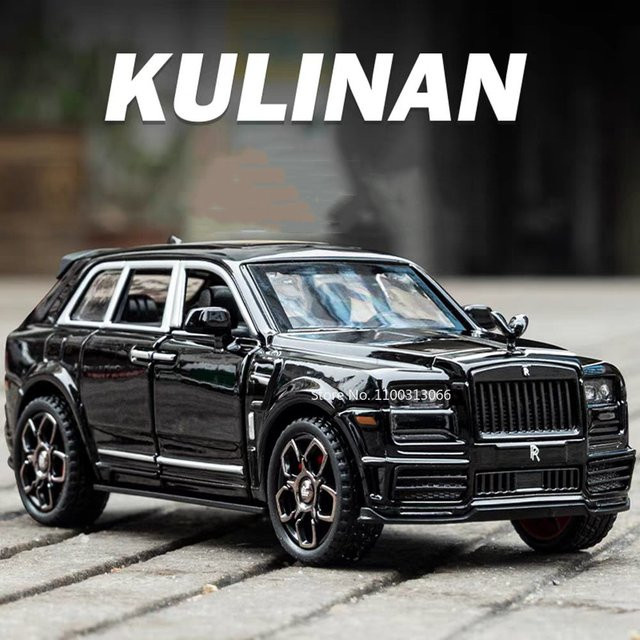MAKEDA Rolls-Royce Cullinan AE86 Spielzeugmodell, 1:36, Metall, mit Musik - Bild 1