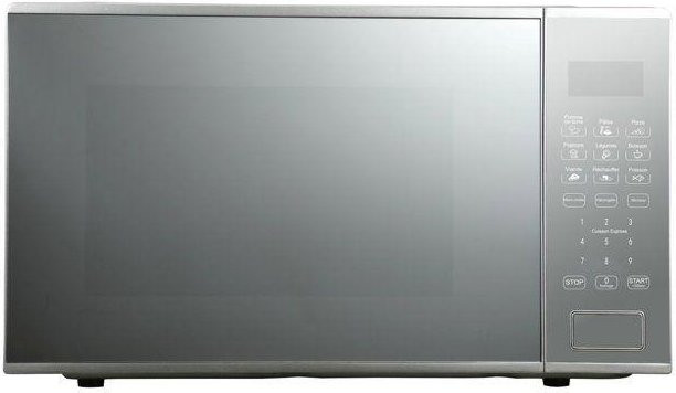 Beko Mikrowelle MOF30310S in Silber mit Spiegelfront, 900W Leistung und 30 Liter Volumen, 5 Leistungsstufen und 8 Automatikprogramme - Bild 1