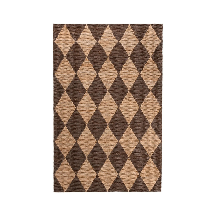 Flair Rugs Kurzflorteppich Effie in Braun mit Jute-Optik, B x T: 160 x 230 cm - Bild 2