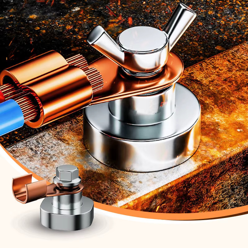 DGEV Magnetische Erdungsklemme für Schweißarbeiten in Silber - Bild 2