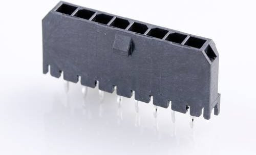 Molex Einbau-Stiftleiste Standard Schwarz 8-polig mit 3mm Rastermaß - Bild 1