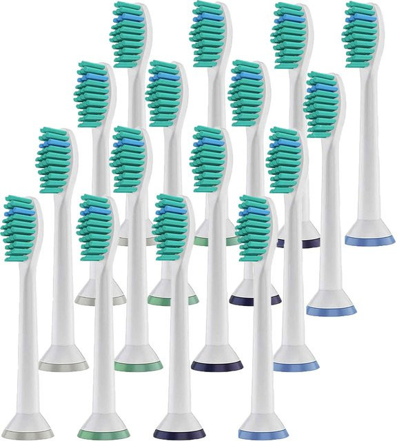 Philips Ersatz-Zahnbürstenköpfe, 4-32 Stück, Weiß, Unisex - Bild 1