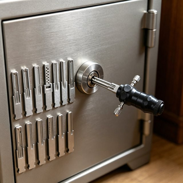 OLOEY 10-in-1 Tubular Lockpick-Set aus Edelstahl in Silber für professionelle Entriegelungen - Bild 1
