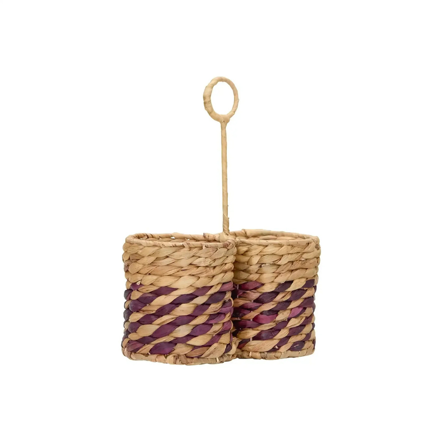 House Doctor Besteckkorb Basked in Braun und Natur - Bild 1