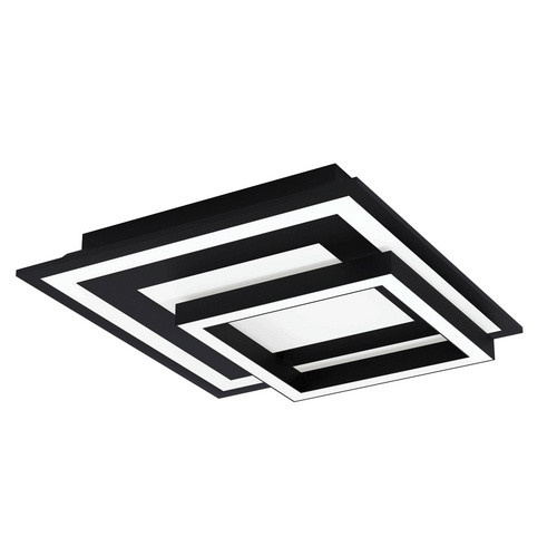 EGLO connect SAVATARILA-C Wand- und Deckenleuchte aus Stahl in Schwarz mit dimmbarer RGBW LED - Bild 3
