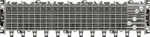 ABB Smissline TP Starterpaket 42 PLE Distribution Board, 125A, Grau - Bild 1
