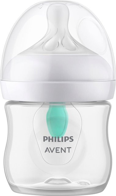 Philips Avent Babyflasche Natural Response AirFree mit Anti-Kolik-Ventil, 125 ml, transparent, BPA-frei - Bild 1