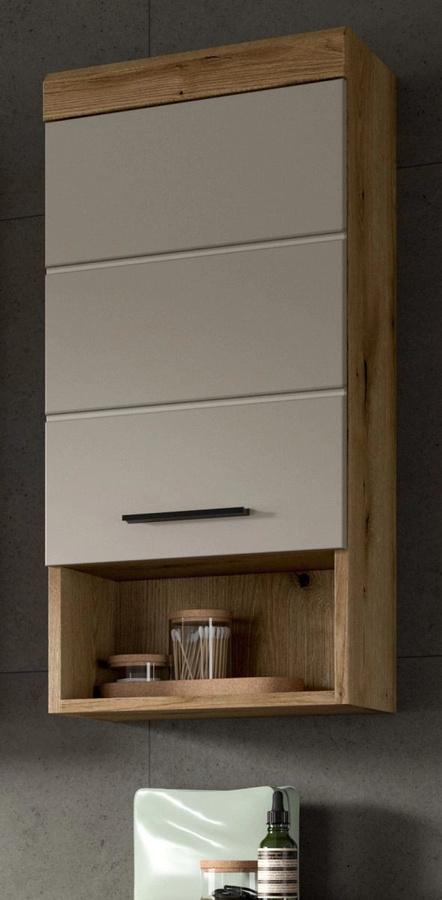 Inn.Furn Badezimmer Hängeschrank Shawn in Sand und Eiche, B/H: 37 x 79 cm - Bild 1