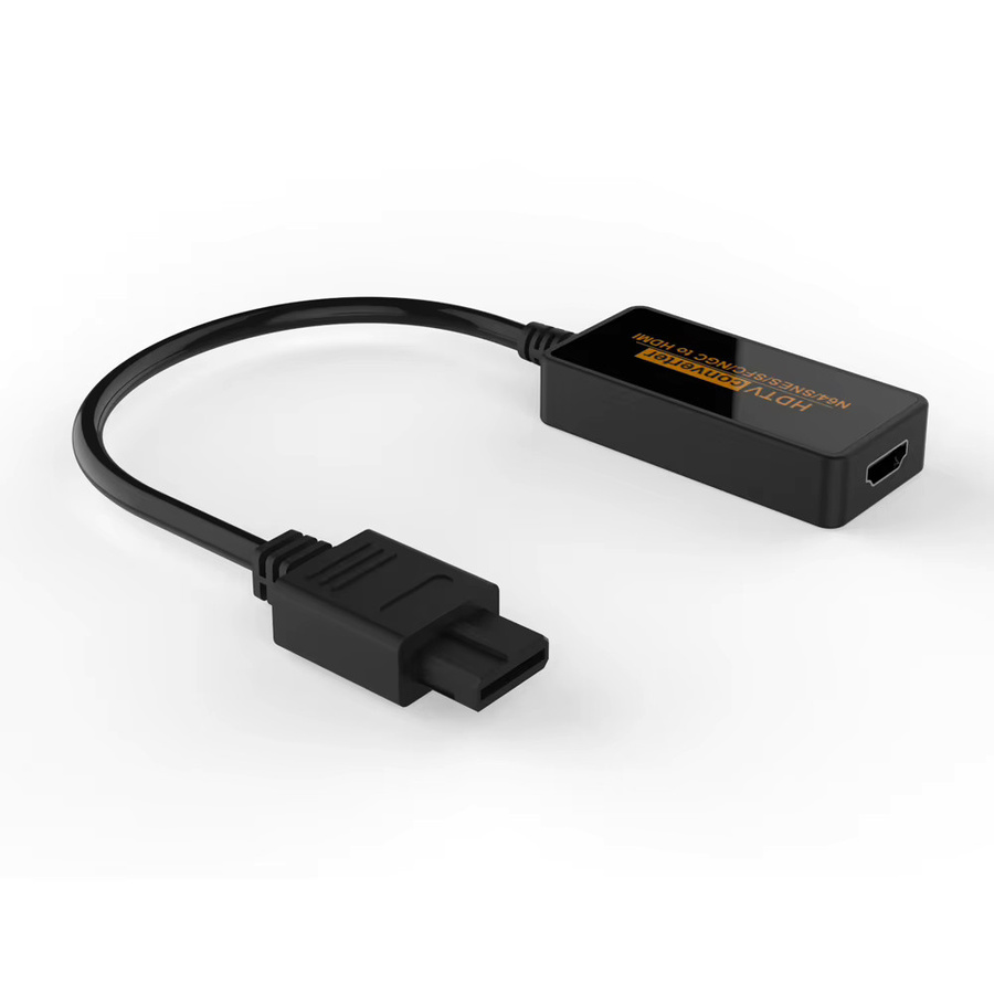 Mosel SC64 HDMI-Videokonverter für Retro-Spielekonsolen wie SFC, SNES und N64 in Schwarz - Bild 2