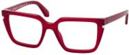 Off-White OPTICAL OERJ052 Brille, Vollrand, quadratisch, rot, Unisex, Kunststoff - Bild 1