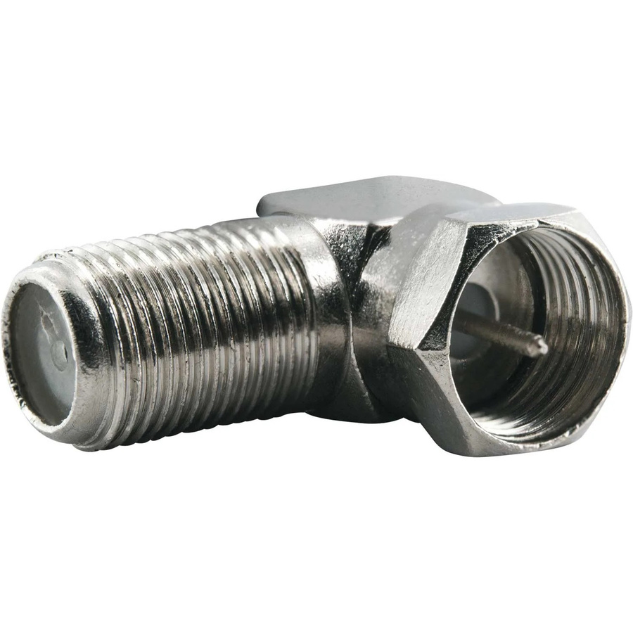 Schwaiger F-Winkeladapter 2er Set in Silber mit F-Stecker und F-Buchse WAD8321531 - Bild 3