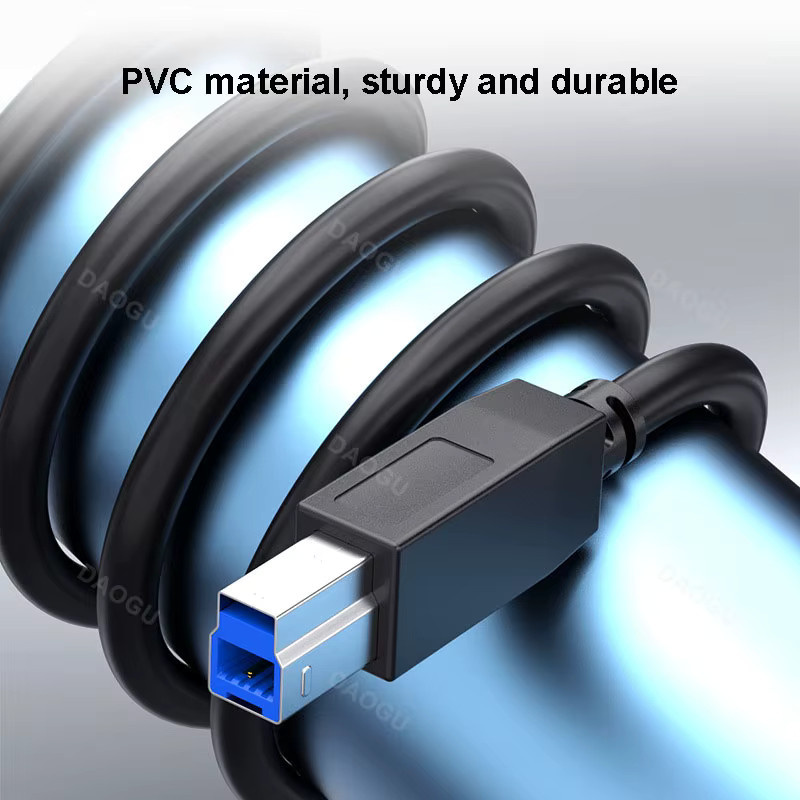 ZJiang USB 3.0 A auf B Kabel Schwarz für Scanner und Drucker von Canon, Epson und HP - Bild 4