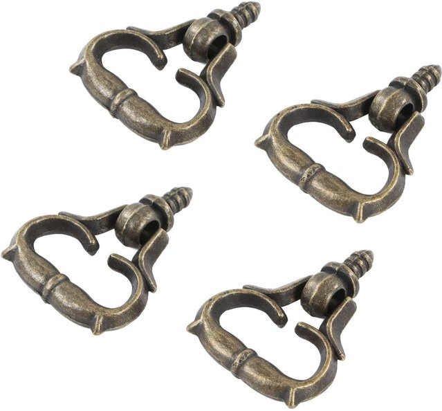 20 Stück Igeteck Antike Mini Schubladen Griffe aus Zinklegierung in Braun mit Bow-Design - Bild 1