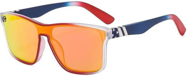 Sonnenbrille DSD1, rectangular, unisex, Kunststoff, rot, multicolour - Bild 1