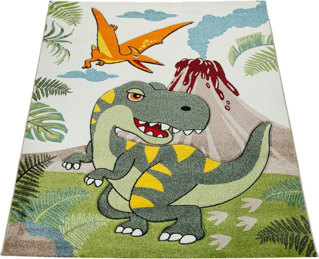 Kinderteppich Diamora Grün mit Hoch-Tief-Effekt, B/B: 160 x 230 cm - Bild 1