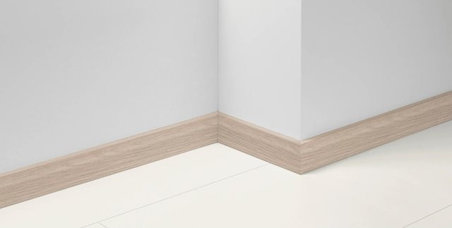 Parador Sockelleiste SL 18 Eiche D015 braun mit Kabelkanal aus MDF, Höhe: 70 mm, Tiefe: 17 mm, Länge: 2.200 mm - Bild 1