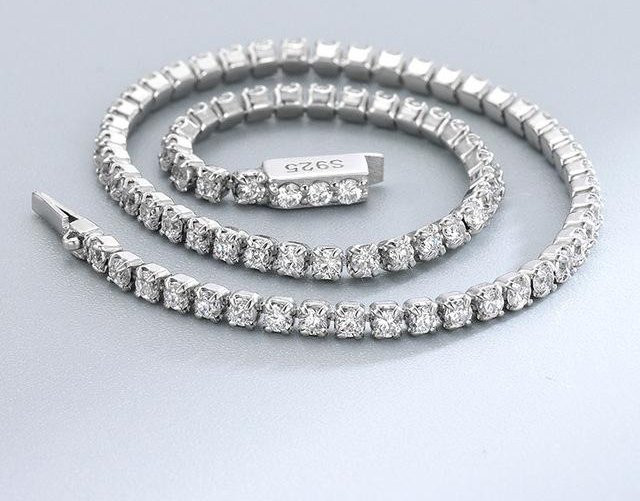 Wucifang Jewelry Armband, 925 Silber, Zirkonia, 17cm, Damen - Bild 1