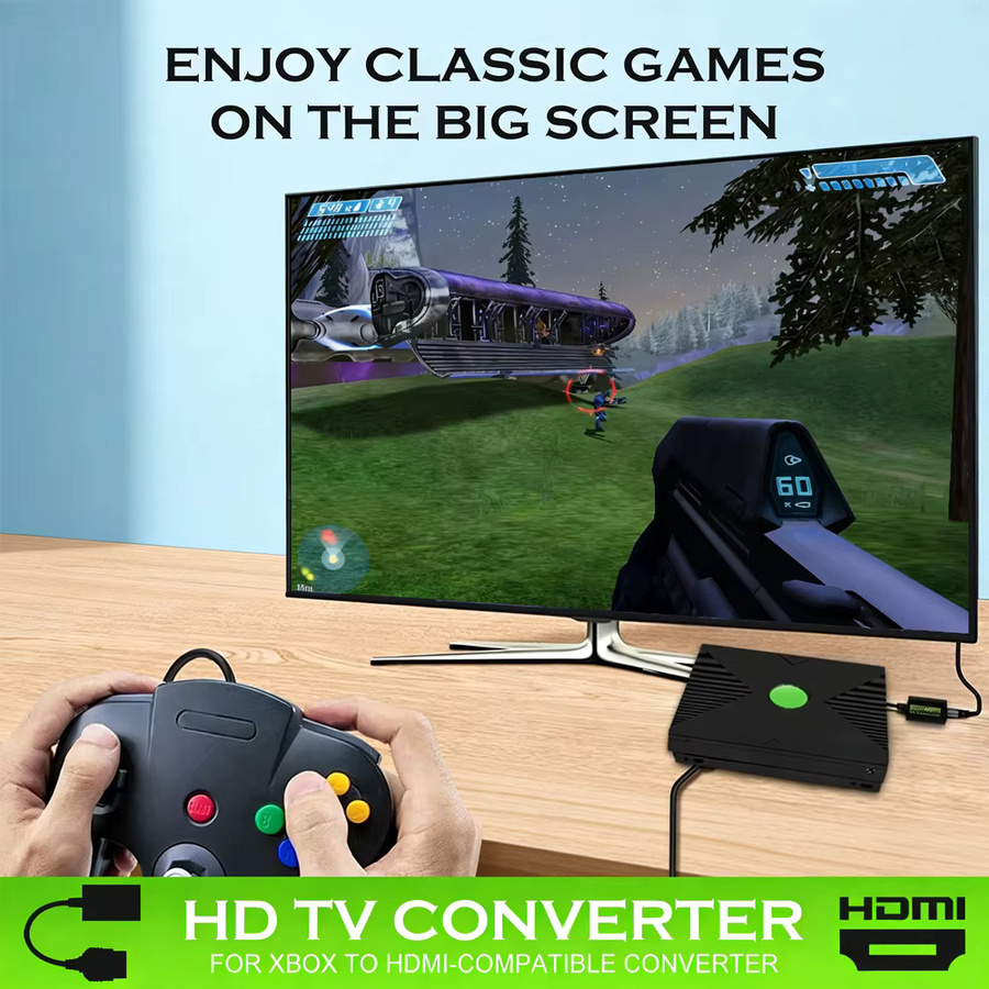 Microsoft Original Xbox HDMI-Konverter HD Link-Kabel in Schwarz für die TV-Verbindung - Bild 4
