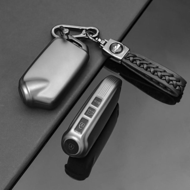 Schutzhülle für Kia Stinger 4 Tasten Smart Schlüssel Fernbedienung aus TPU in Grau - Bild 1