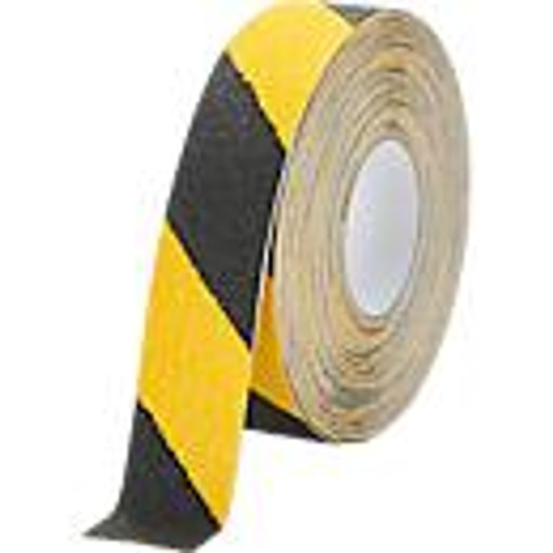 Dural Antirutschband Duraline Grip+ selbstklebend für Innen & Außen, grobkörnige Beschichtung, schwarz-gelb, Länge: 15 m, Breite: 5 cm - Bild 2