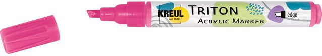 KREUL Triton Acrylic Marker edge Permanent Acrylmarker mit Keilspitze in Violettrot - Bild 1