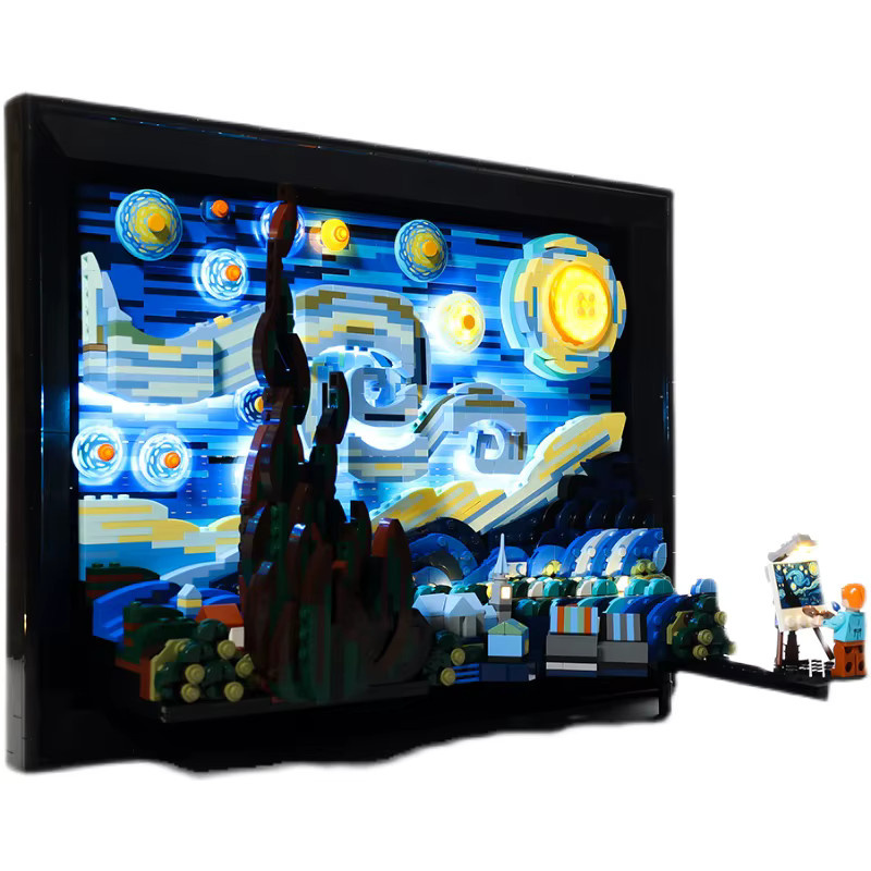 LEGO Vincent Van Gogh Die Sternennacht 21333, LED-Lichtset - Bild 3