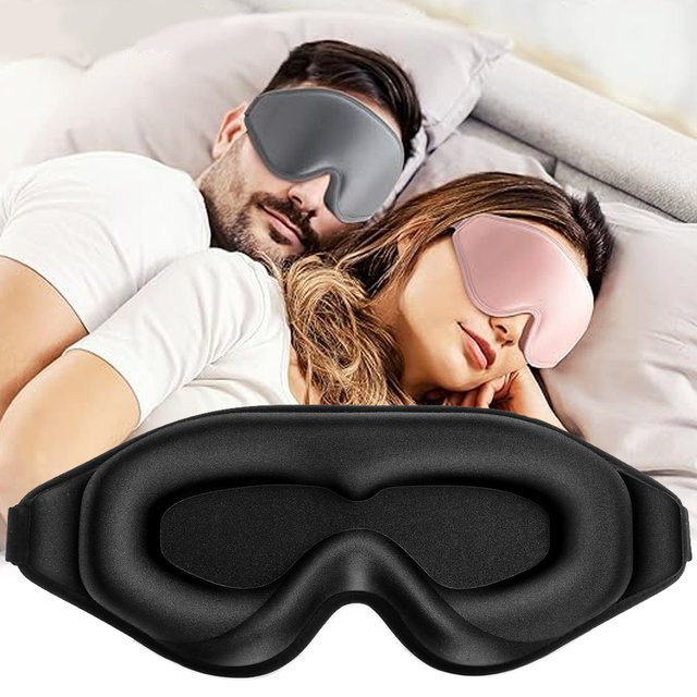 3D-Schlafmaske aus Memory Foam, Unisex, Blockout Light - Bild 1