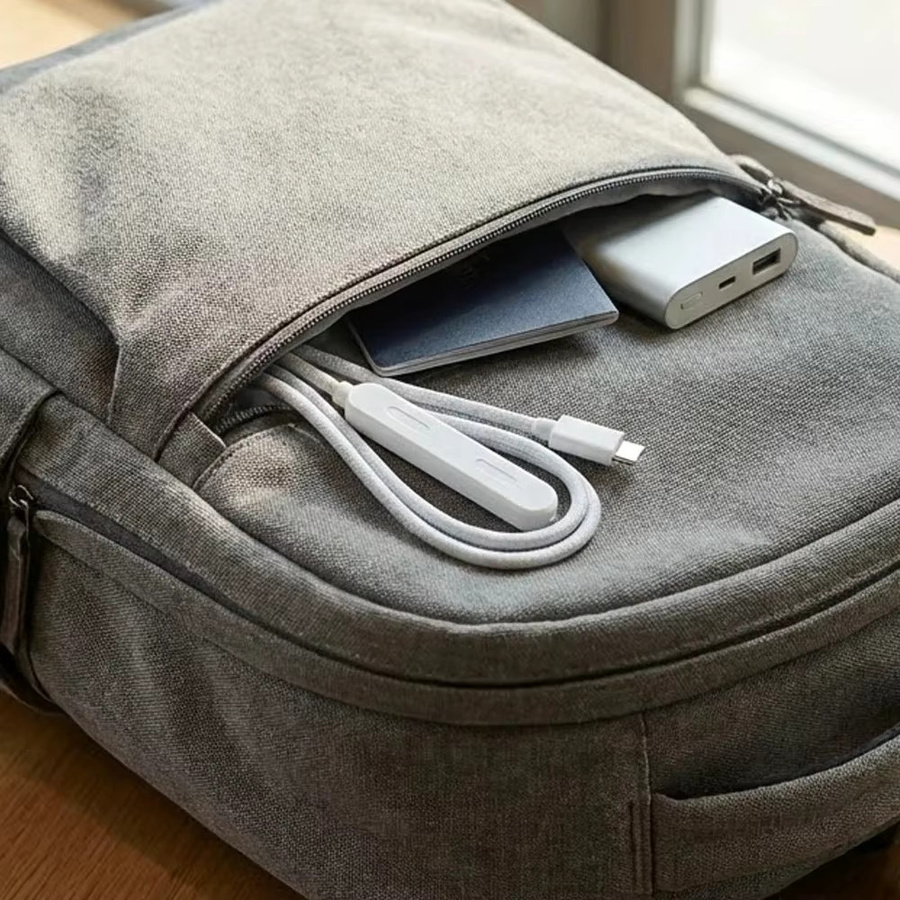 Apple USB-C Magnetisches Ladekabel für Apple Pencil 2. Generation mit Nylonummantelung, Weiß - Bild 3