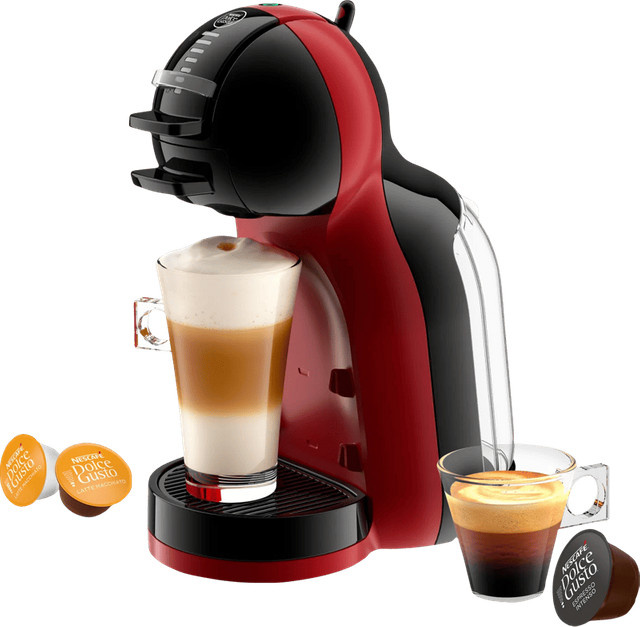 Krups NESCAFÉ Dolce Gusto Mini Me KP123H Kapselmaschine in Rot mit Auto-Shutoff - Bild 1