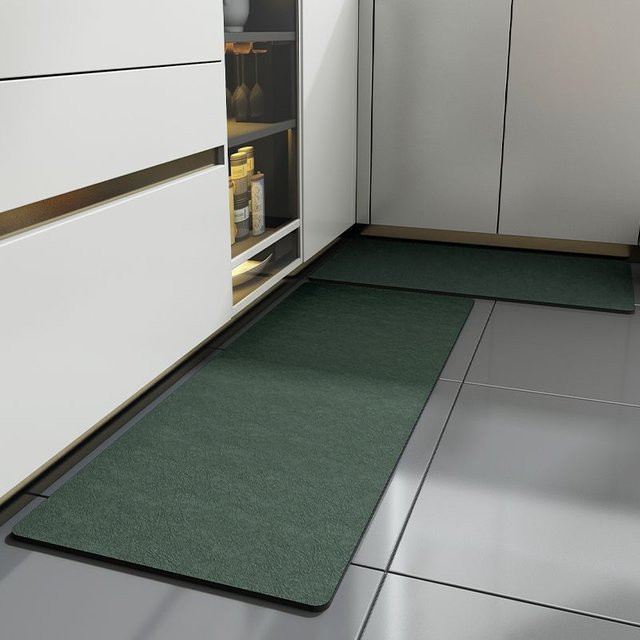 Rutschfeste Küchenbodenmatte von Yiran Furniture in Grün, B/T: 60 x 40 cm - Bild 1