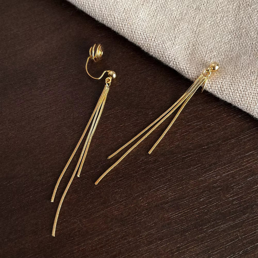 Ohrringe, Gold, Damen, minimalistisch - Bild 2