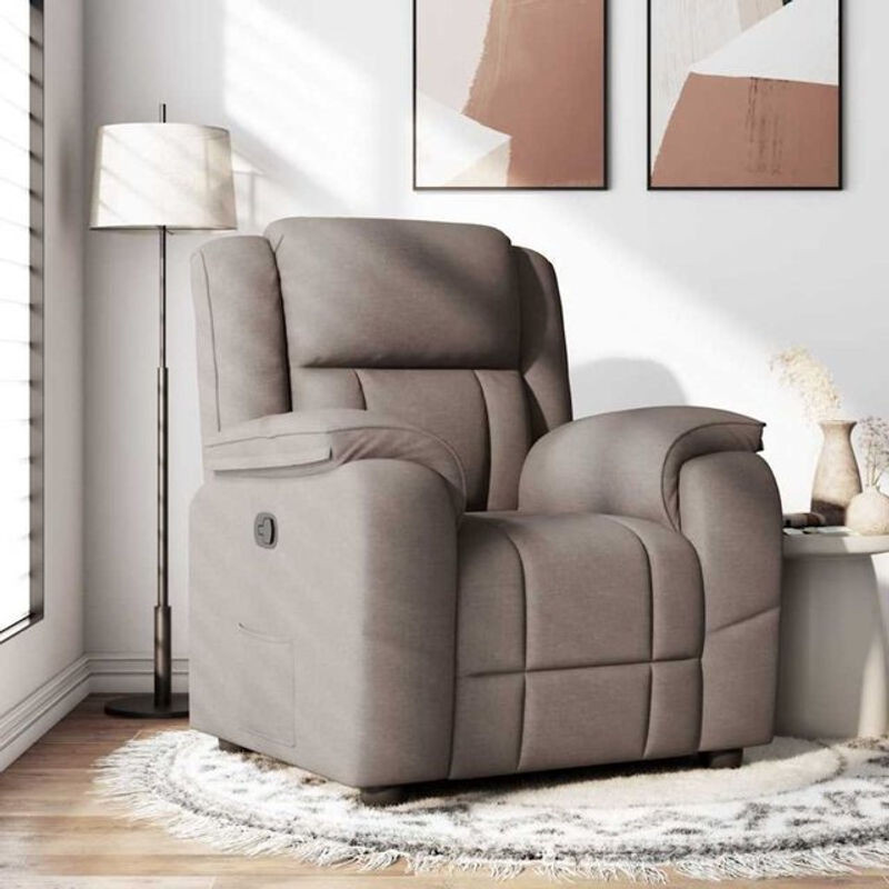 Modern Relaxsessel von vidaxl aus Stoff in Taupe meliert - Bild 1
