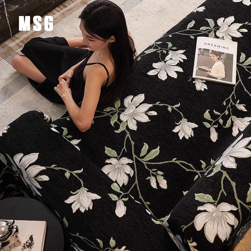Super Six Chenille Sofa-Überwurf im Antik-Stil, kratzfeste Sofa-Decke für alle Jahreszeiten, B/B: 180 x 260 cm - Bild 3