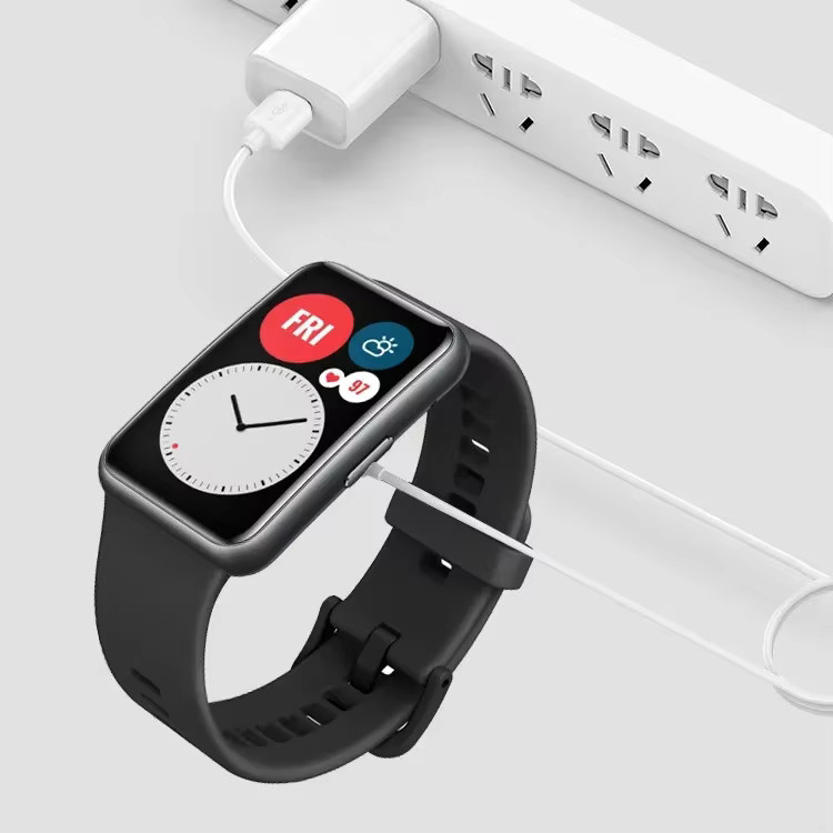 OAKCHARM Magnetisches USB Smartwatch Ladegerät für Huawei Band 10 9 8 7 6, Watch Fit und Honor Band 4X, Ersatzadapter Ladekabel, Schwarz - Bild 5
