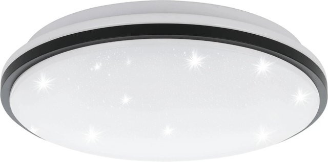 Eglo LED-Deckenleuchte Marunella-S in Weiß-Schwarz, Durchmesser: 34 cm, Höhe: 6,5 cm - Bild 1