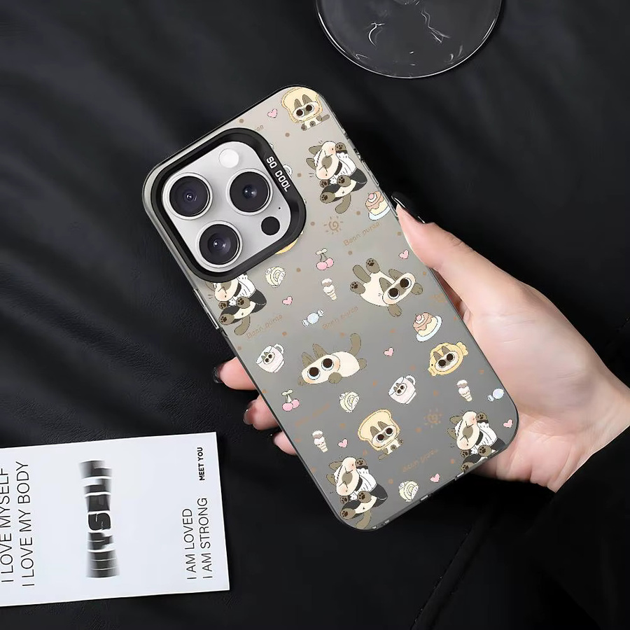 A-Azuki Katzen Handyhülle für Apple iPhone 16 15 14 13 12 11 Pro Max Plus XR XS 7 8 Mini Cove - Bild 3